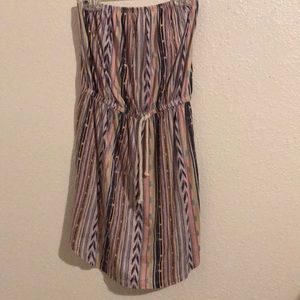 Strapless short dress